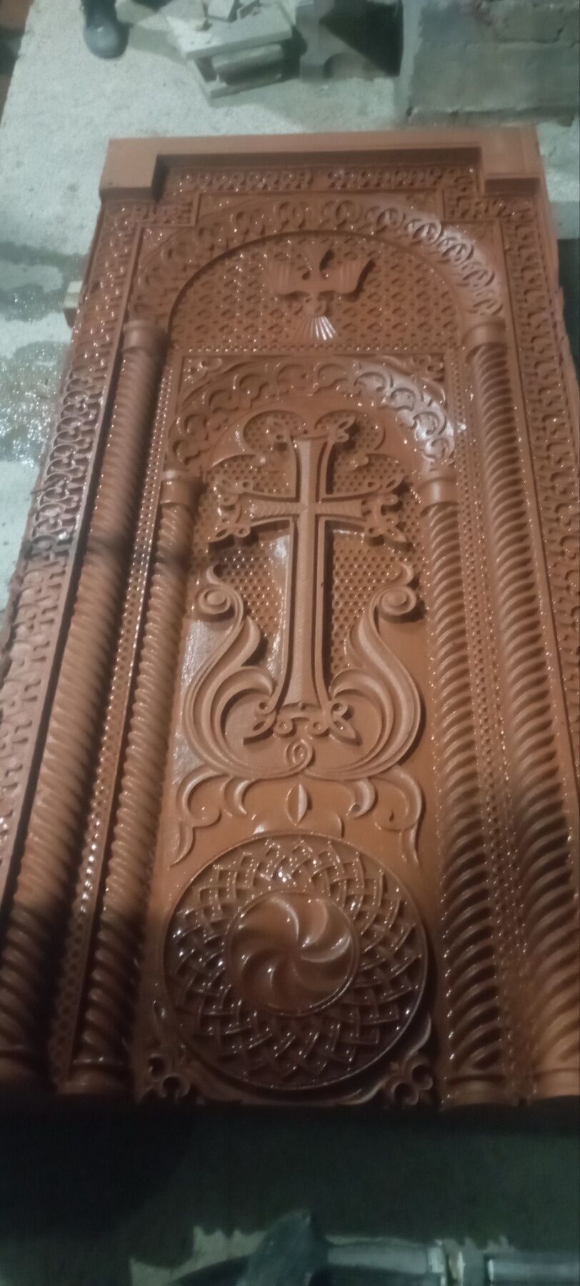 Armenian Cross-stone  3D print model_7