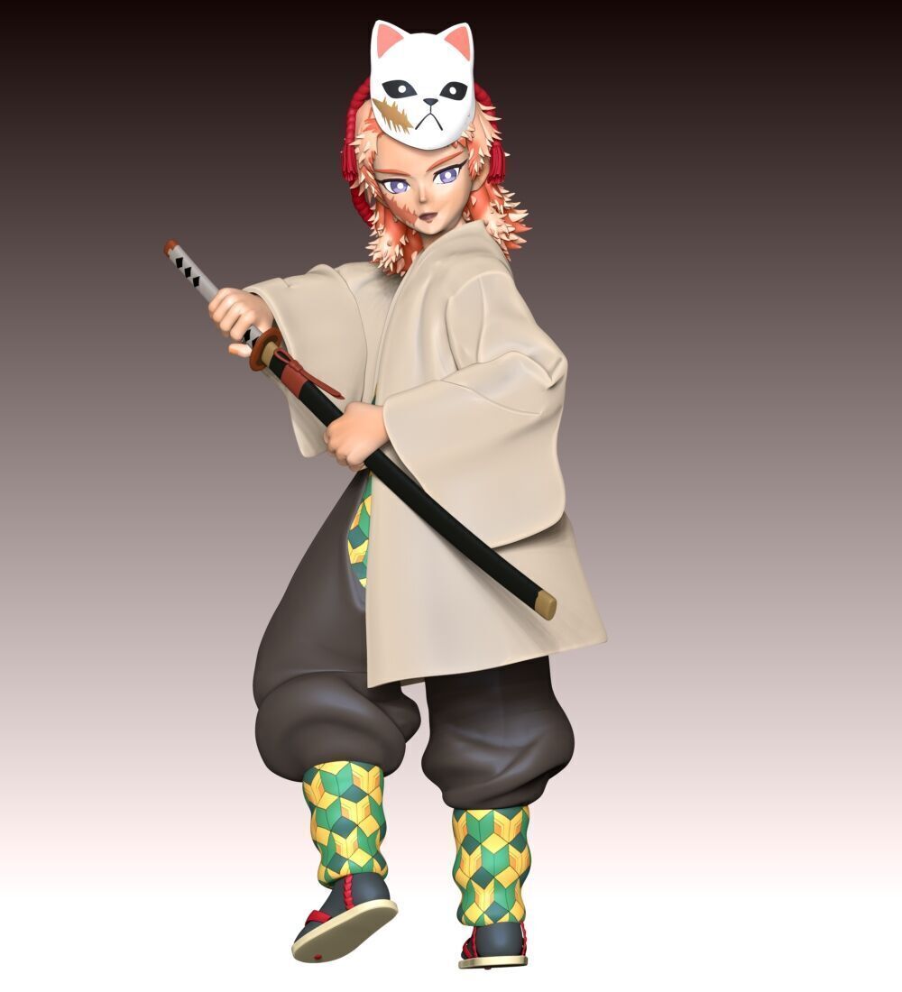 Banpresto – Figurine Sabito (Version A) Demon Slayer, Q Posket, PVC, 15 Cm, Collection