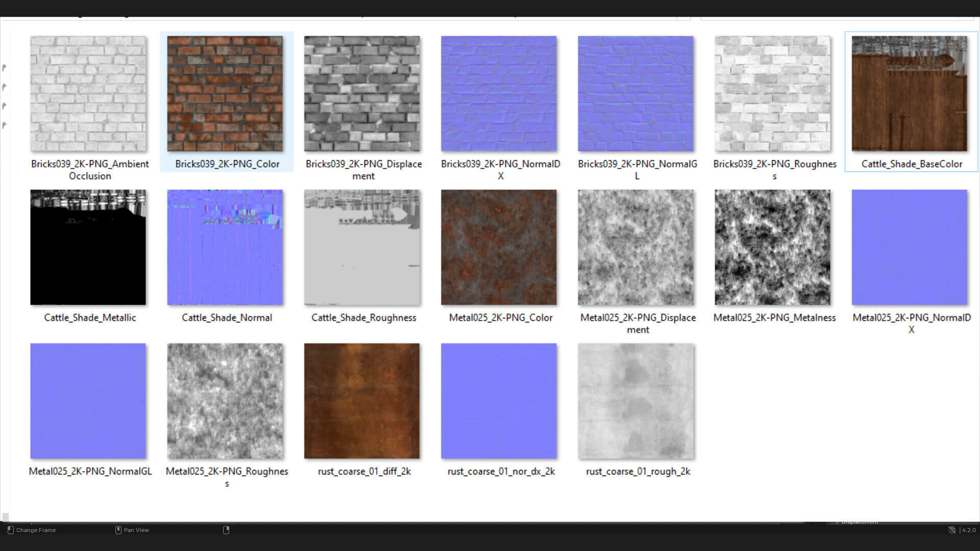 open rural farm barn shed storage roof structure 3D model_6