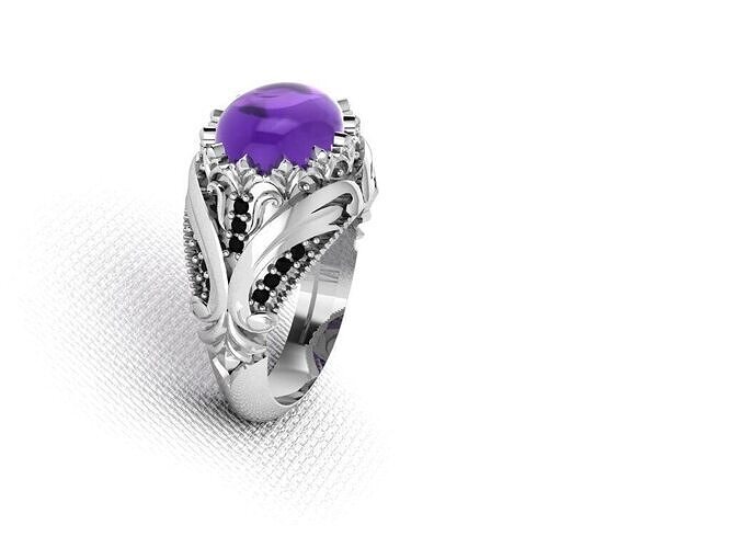 Turkish ring 3D print model