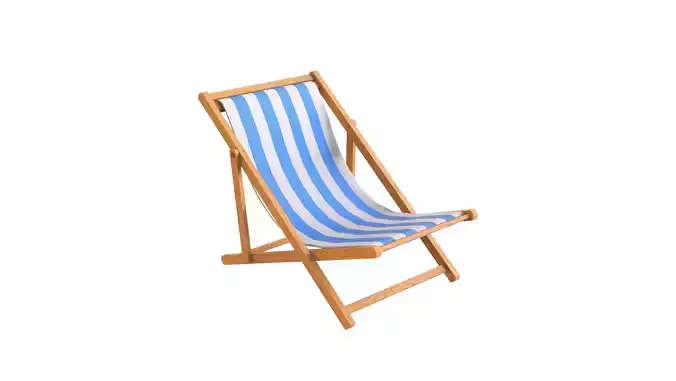 Low -Poly Beach Chair 