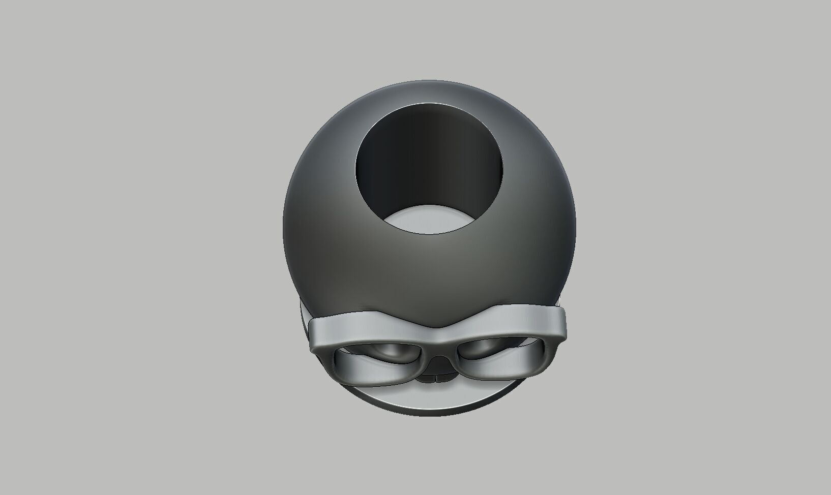 Emoji nerd face Emoji pen holder 3D print model_9