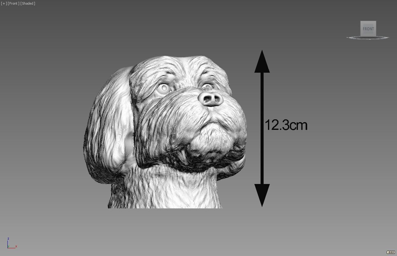 dog head pen holder Cyborg pen holder 3D print model_4