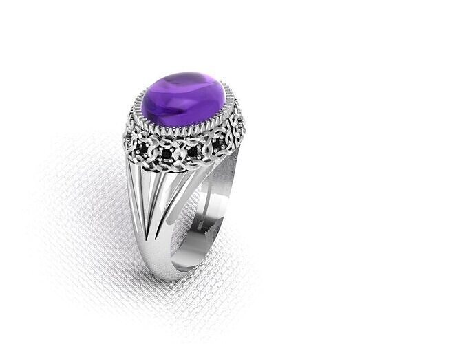 Turkish ring 3D print model
