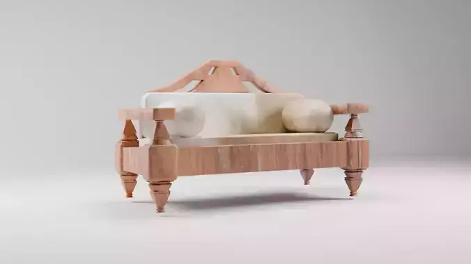 Modern 3d sofa with Pillows