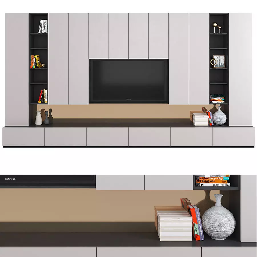 TV Wall Shkafulkin Stenka Eva 3D model
