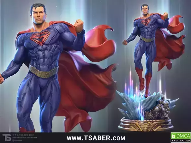 Superman Statue  3D print model