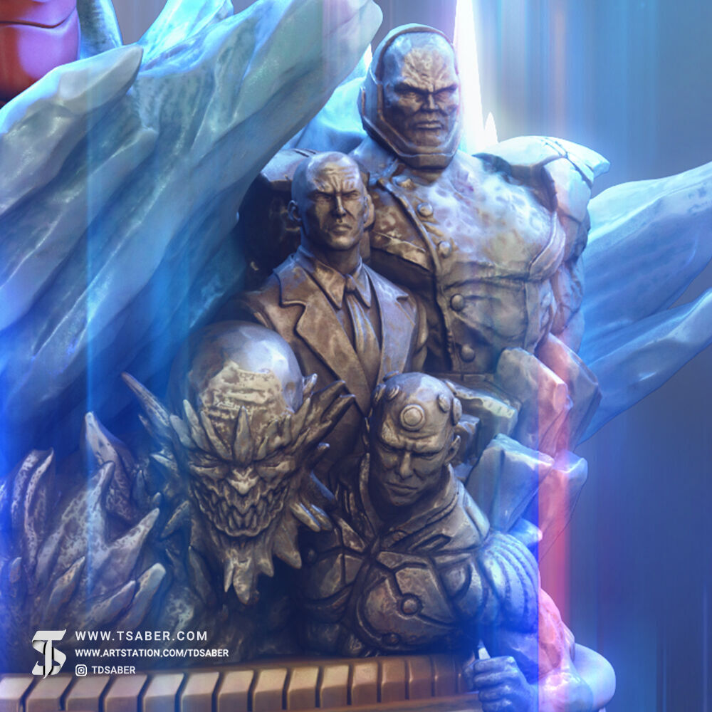 Superman Statue 3D print model_4