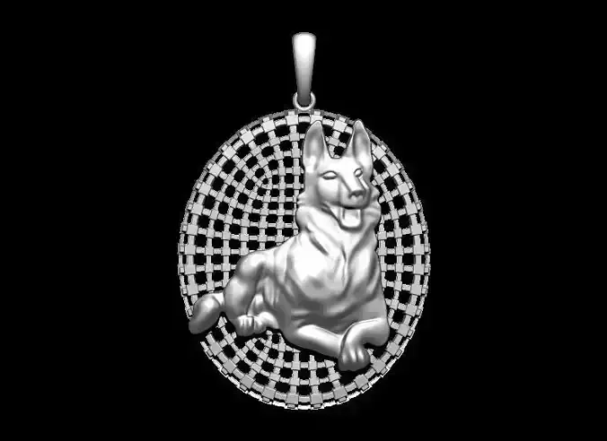 German shepherd Pendant