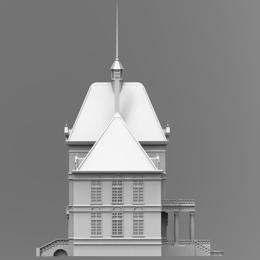 Moulinsart Marlinspike Chateau 3D print model_3