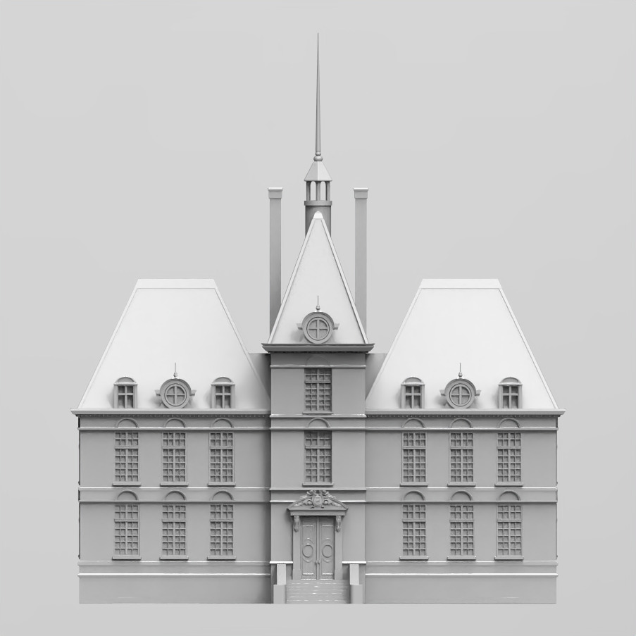 Moulinsart Marlinspike Chateau 3D print model_1