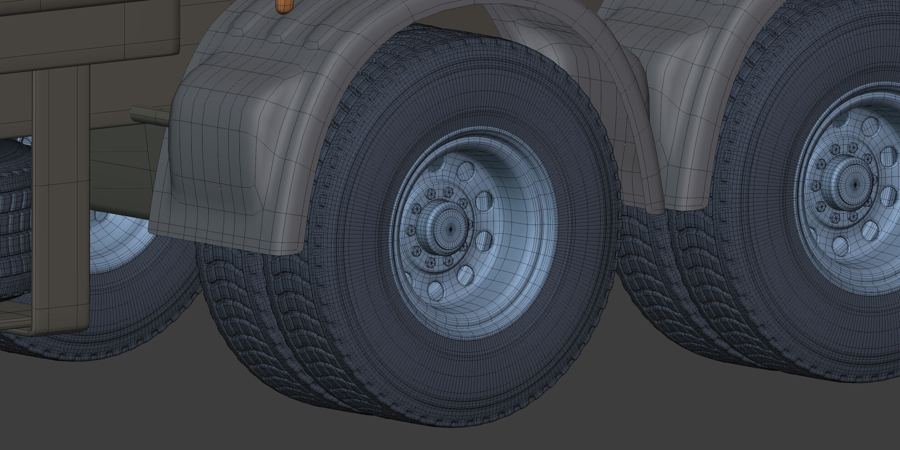 Generic Small Tipping Truck 3D model_25