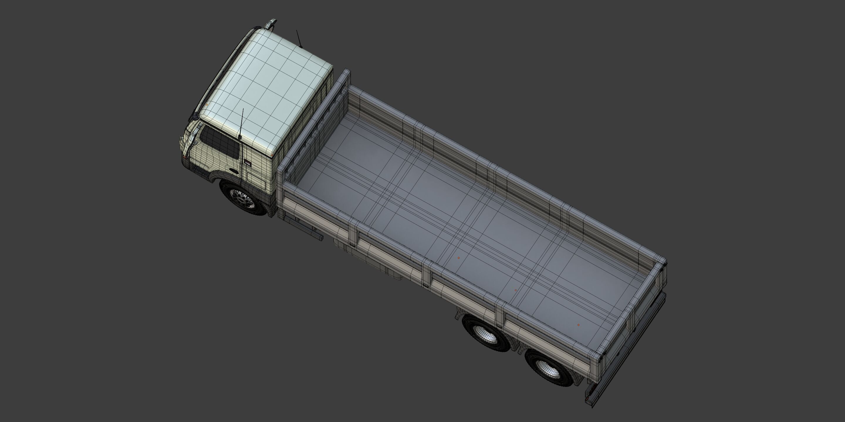 Generic Small Tipping Truck 3D model_15