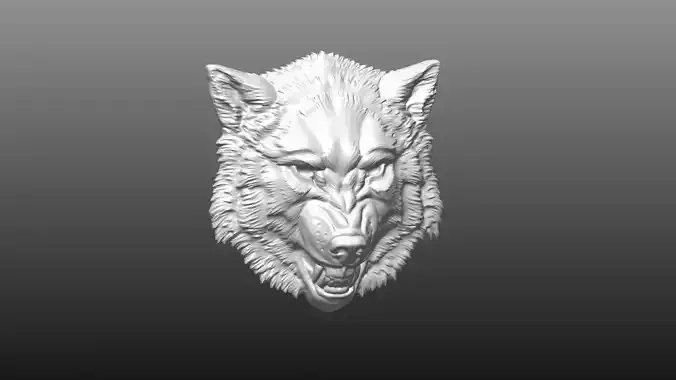 wolf head