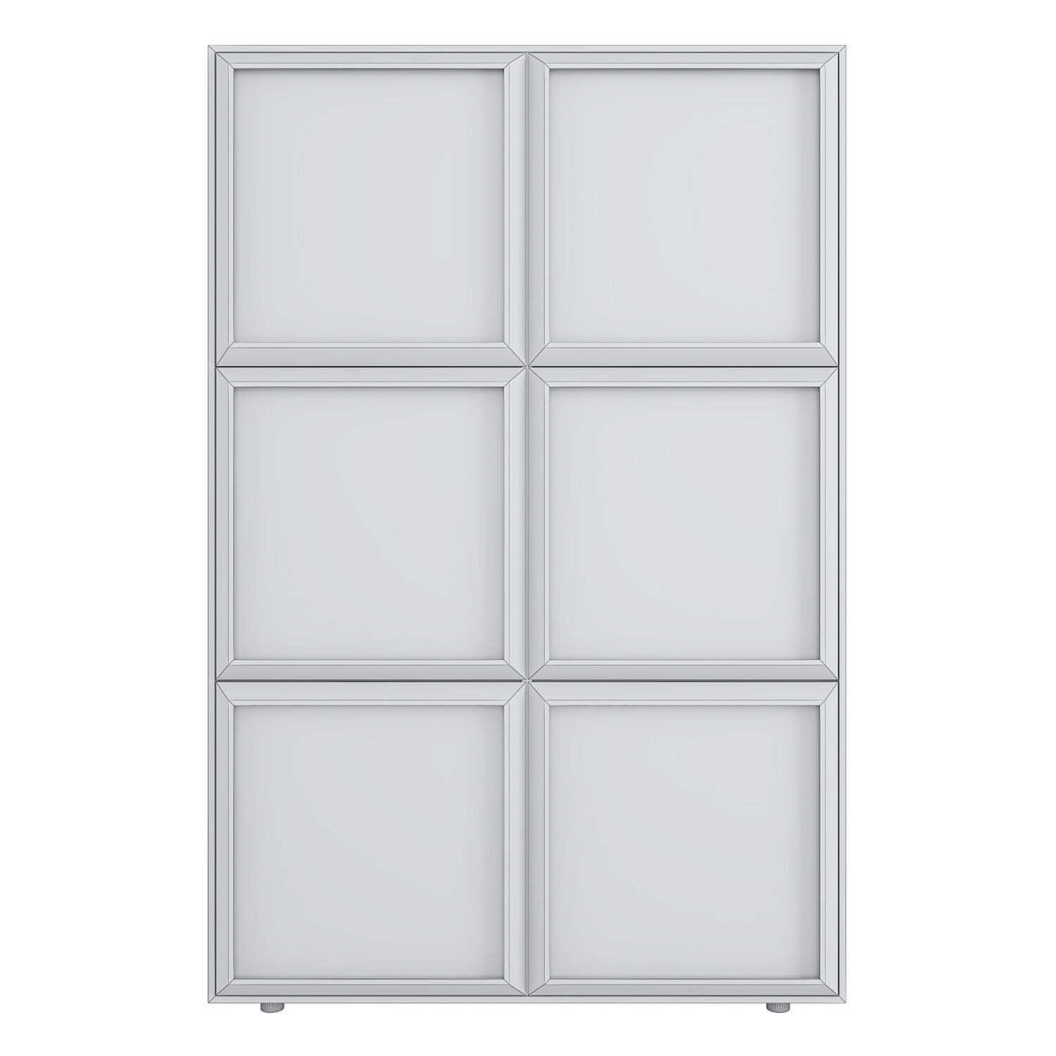 Kvadro Bookshelves 3D model_2