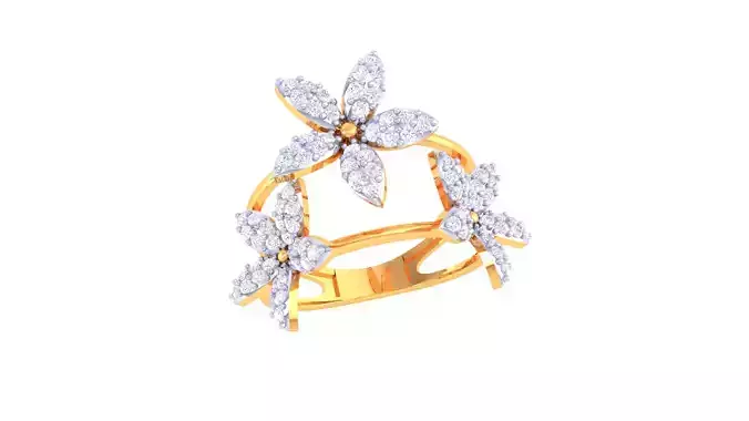 Women Ring MTL 3dm STL OBJ FBX Details