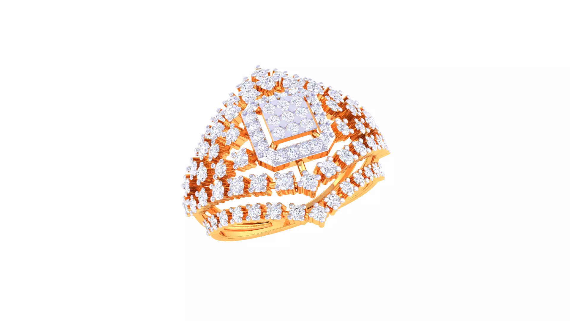 Women Ring MTL 3dm STL OBJ FBX Details 3D print model_0