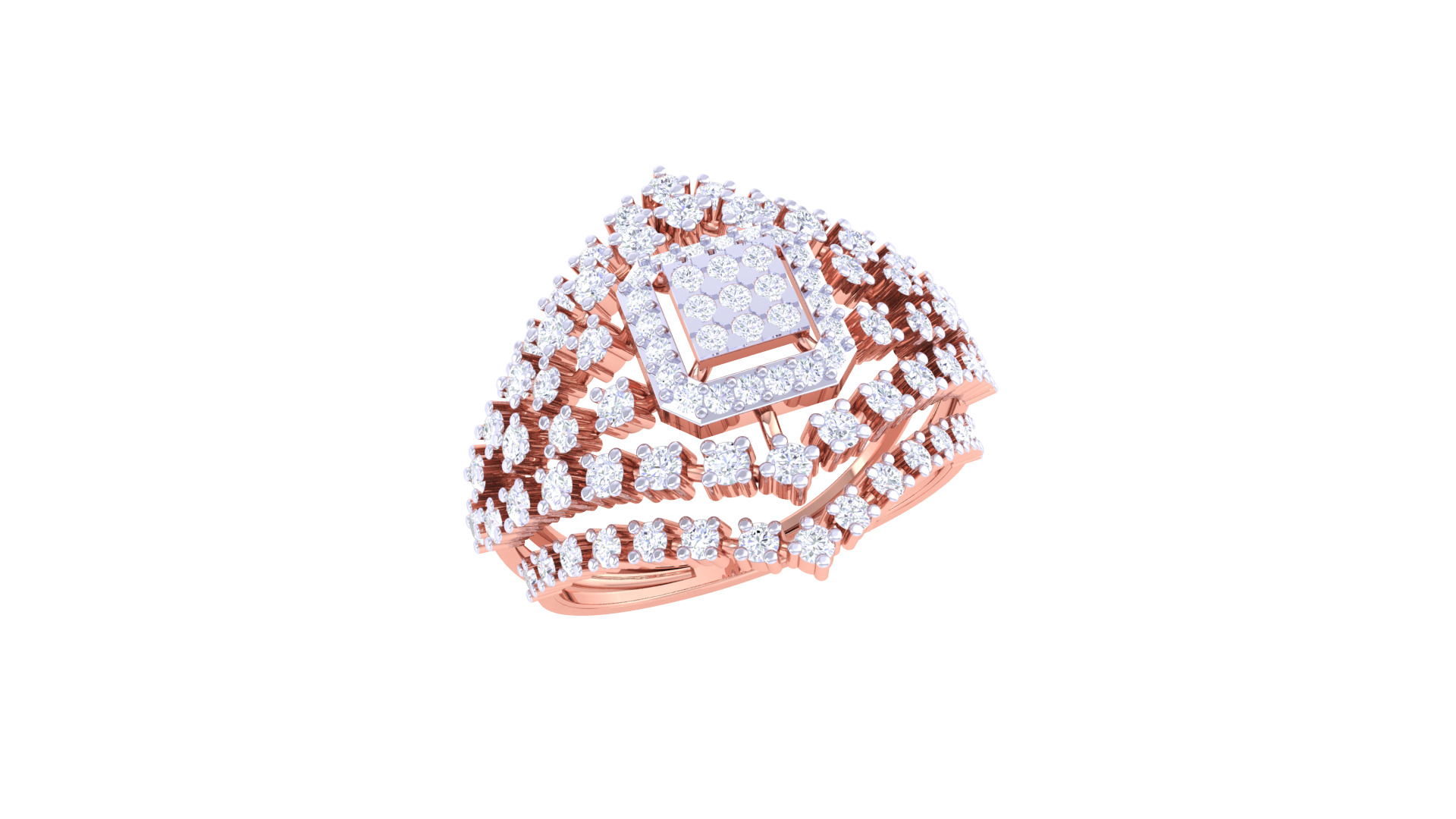 Women Ring MTL 3dm STL OBJ FBX Details 3D print model_1