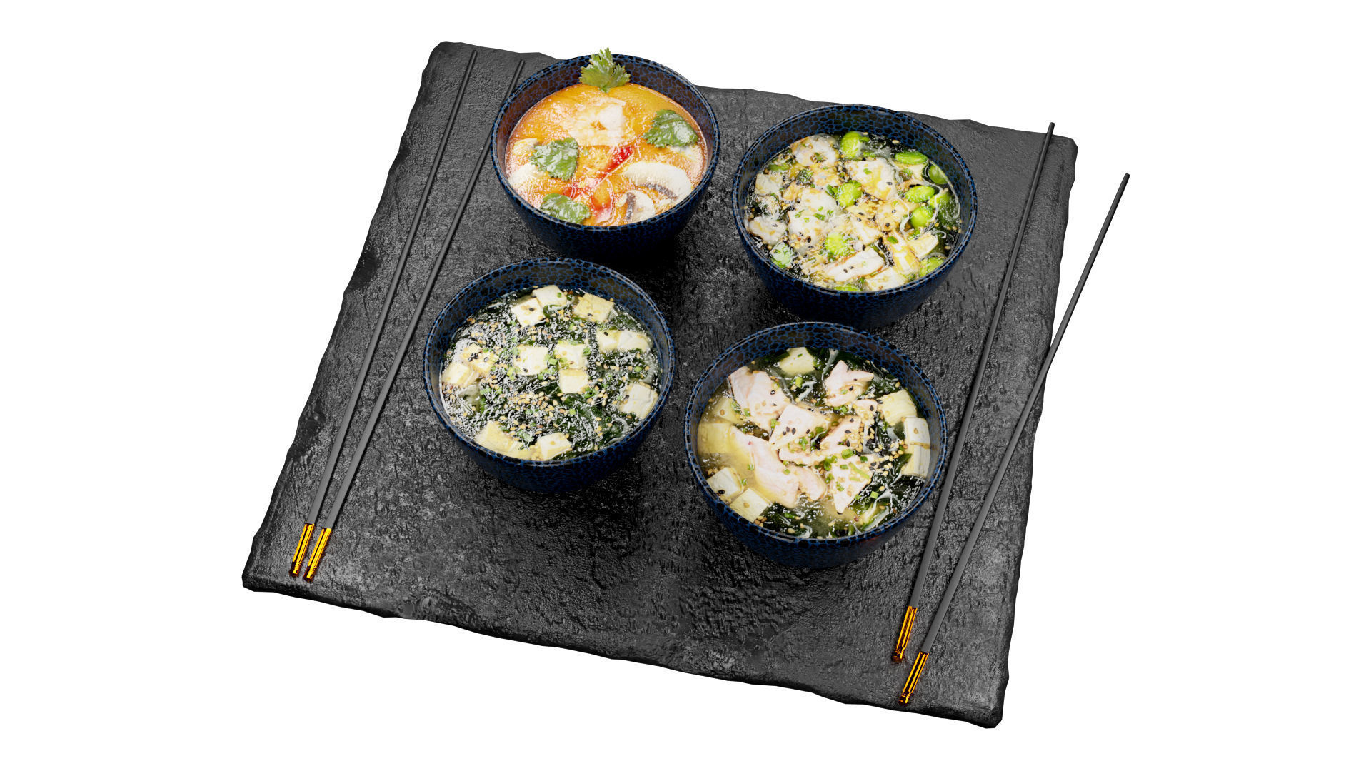 Food of Asia set of 2 assets 3D Model Collection_5