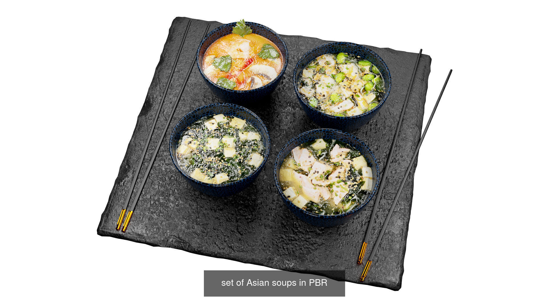 Food of Asia set of 2 assets 3D Model Collection_2