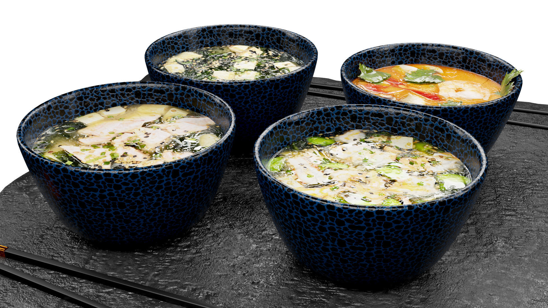 Food of Asia set of 2 assets 3D Model Collection_6