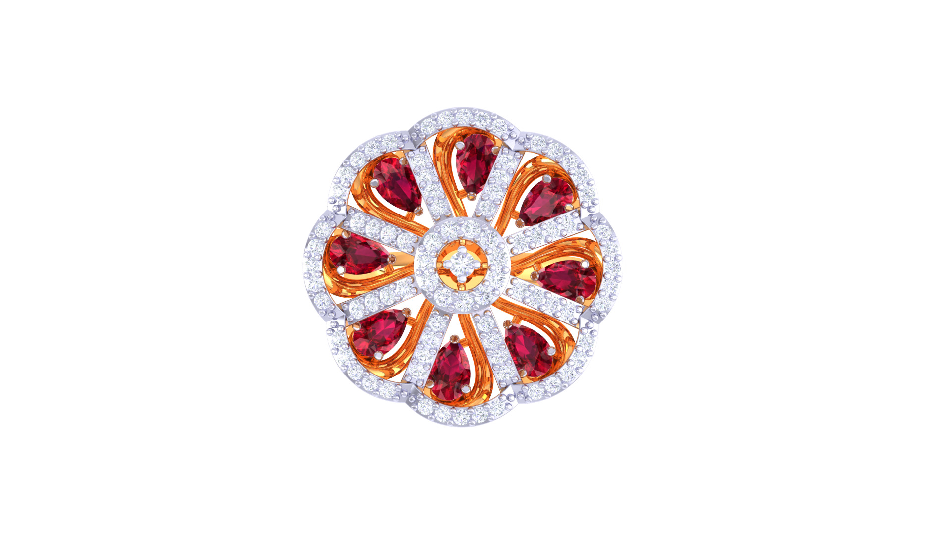 Women Ring MTL 3dm STL OBJ FBX Details 3D print model_2