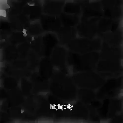 Cartoon Spotted Dog Realistic 3D Model