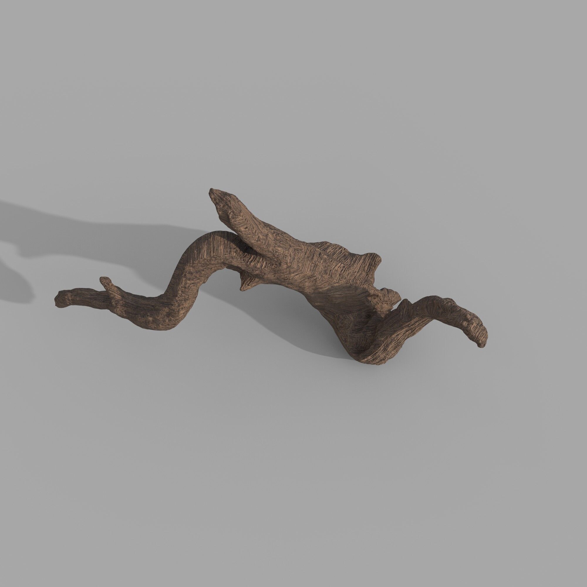 wood drift 3D model_4