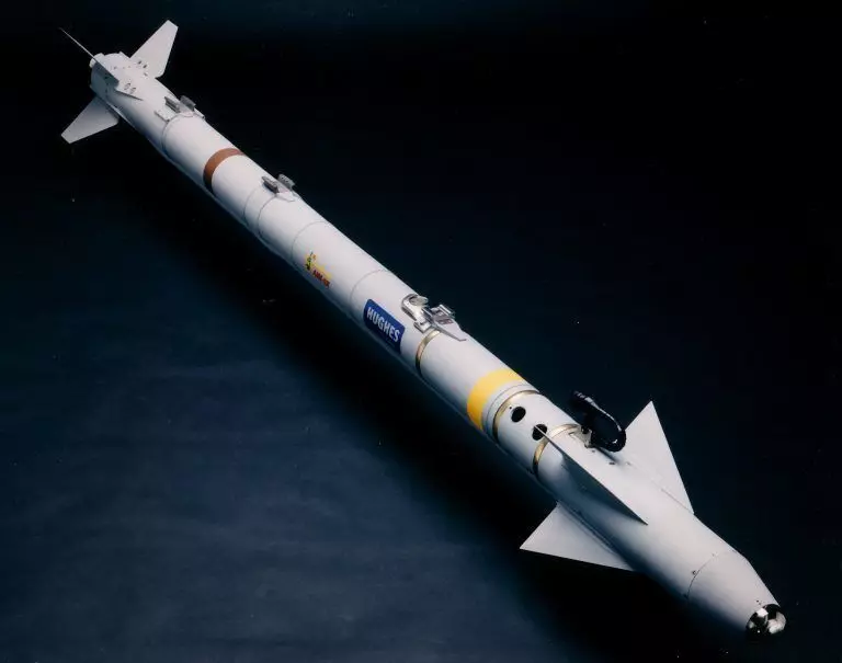 Aim 9 Sidewinder Missile Low-poly 3D model_0