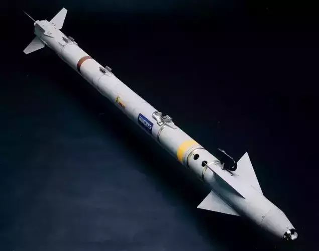 Aim 9 Sidewinder Missile Low-poly 3D model