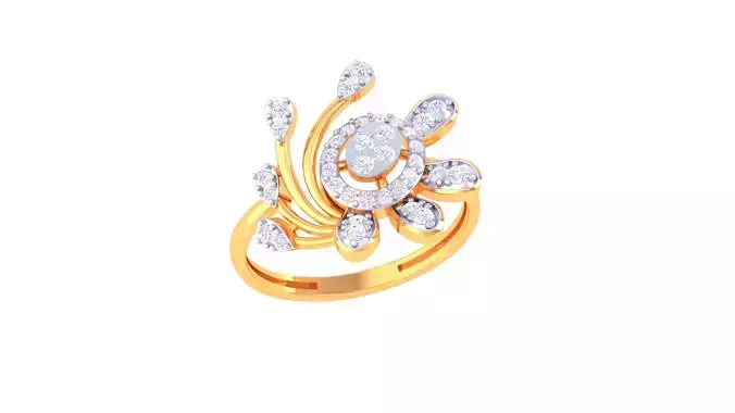 Women Ring MTL 3dm STL OBJ FBX Details