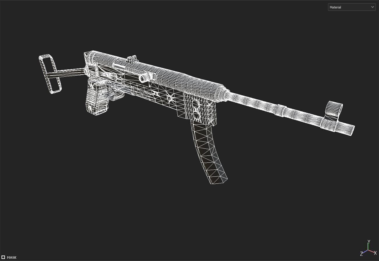 yugoslav m56 3D model_6