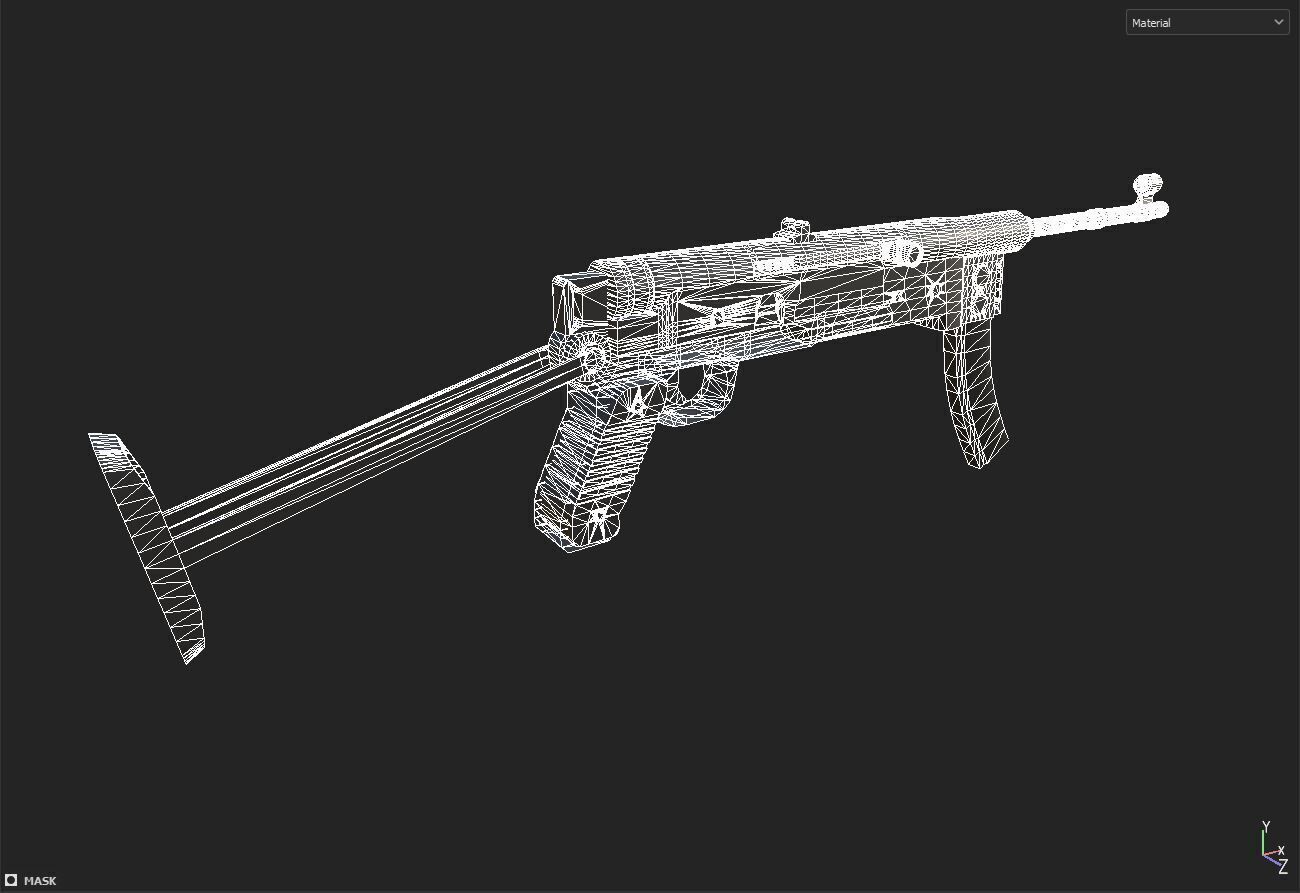 yugoslav m56 3D model_5