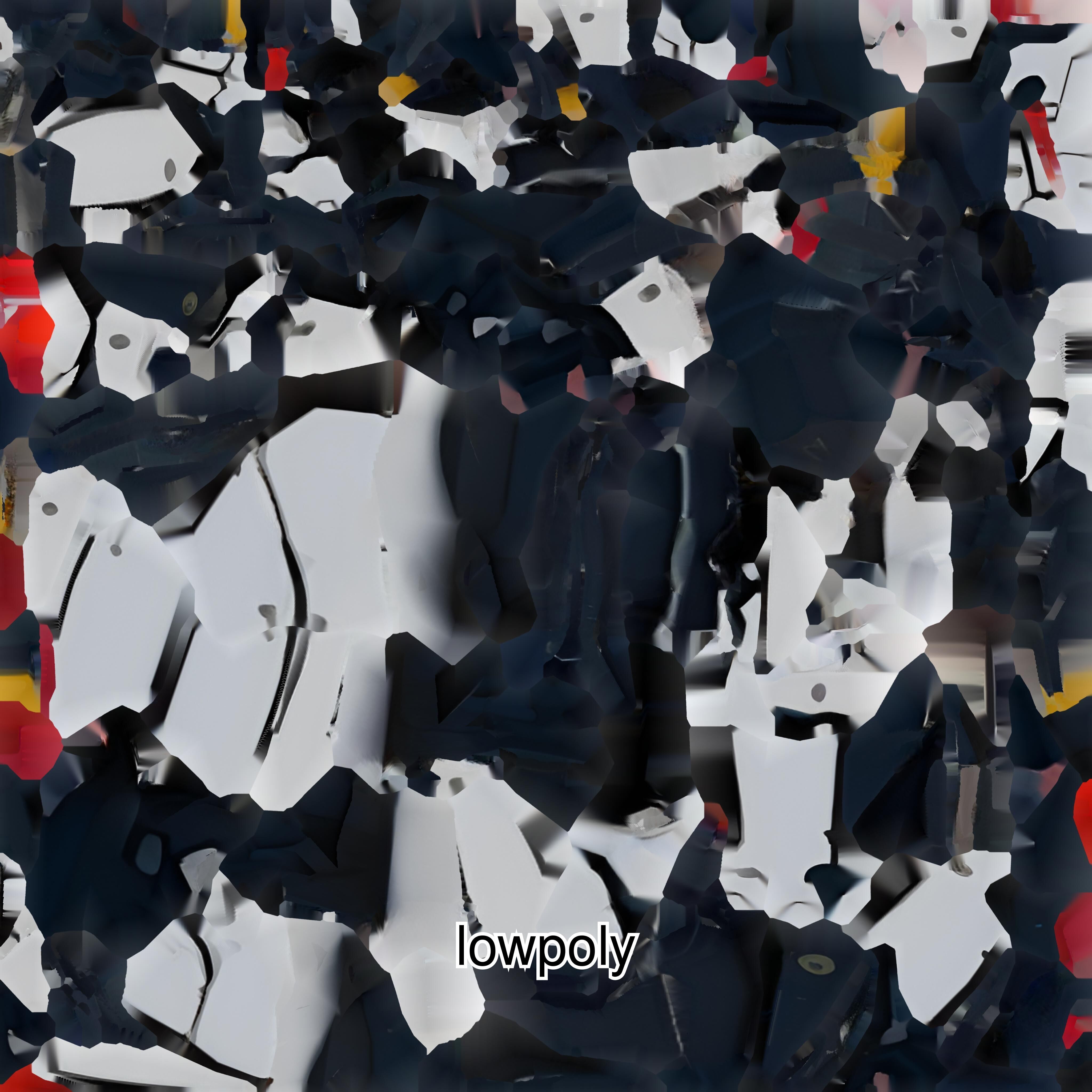 Futuristic Robotic Cockroach Model Low-poly 3D model_48