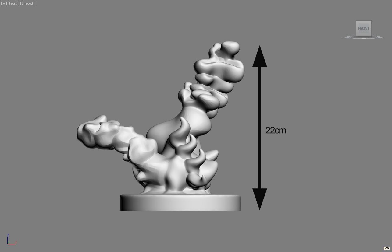 Modern abstract skull robot form Modern abstract skull tobot 3d 3D print model_7