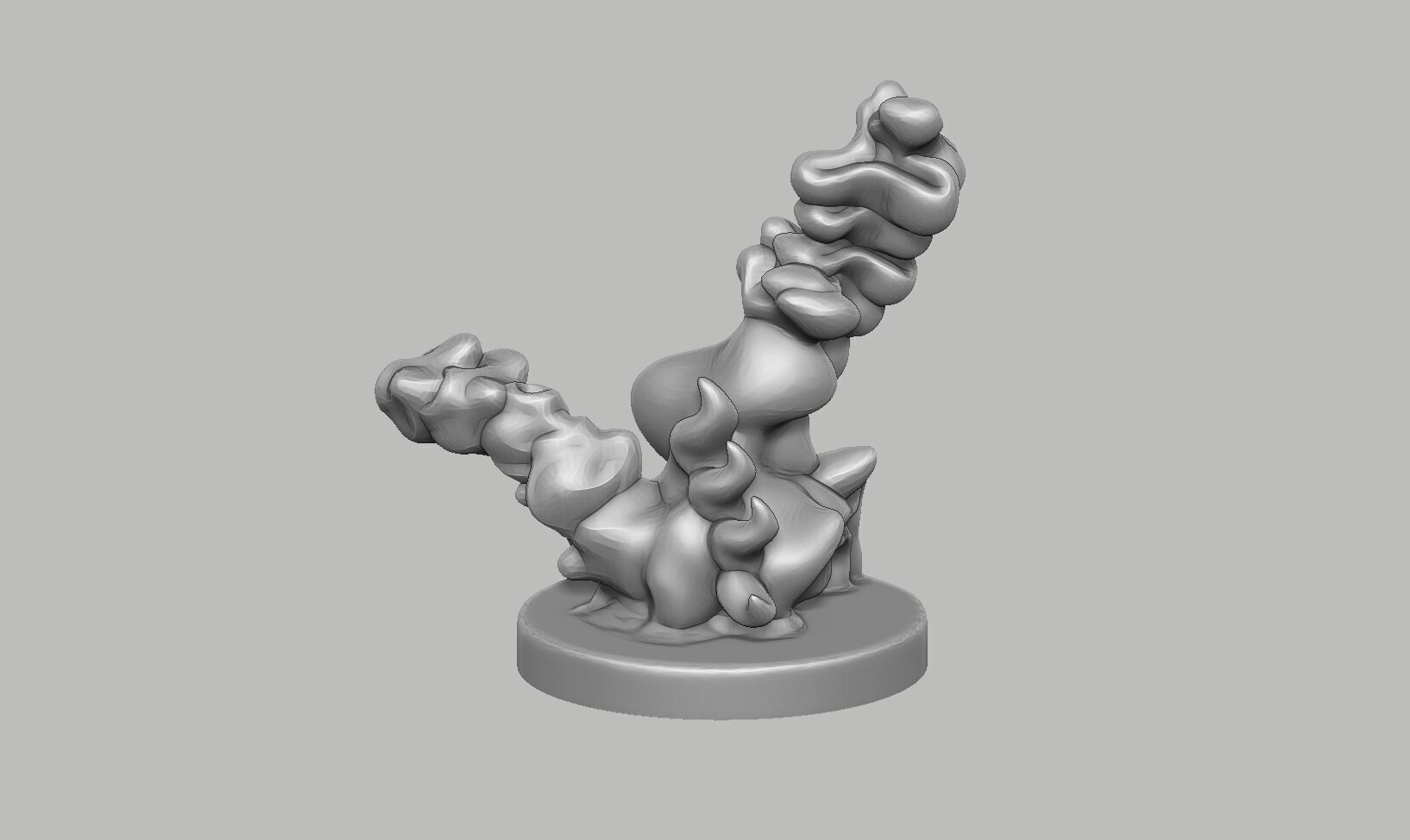 Modern abstract skull robot form Modern abstract skull tobot 3d 3D print model_3