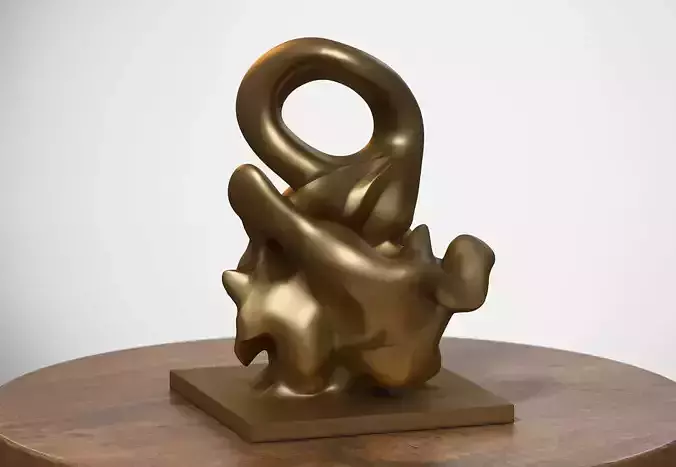 Modern abstract skull robot form Modern abstract skull tobot 3d  3D print model