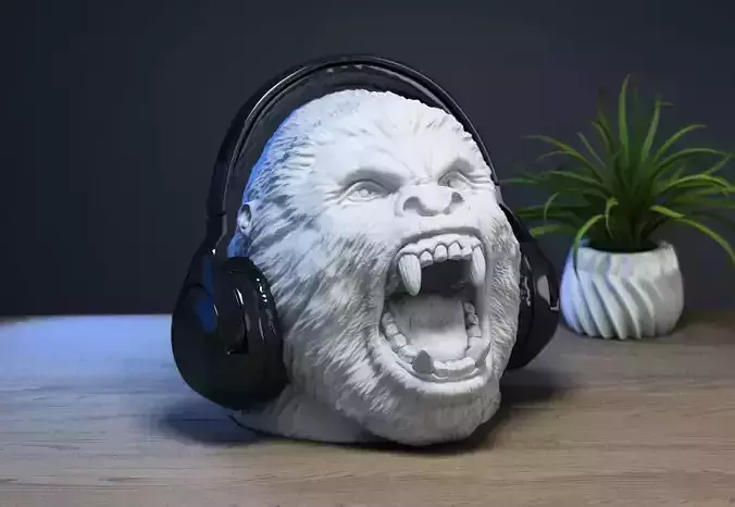 gorilla headphone stand Headset Stand Perfect Gamer 