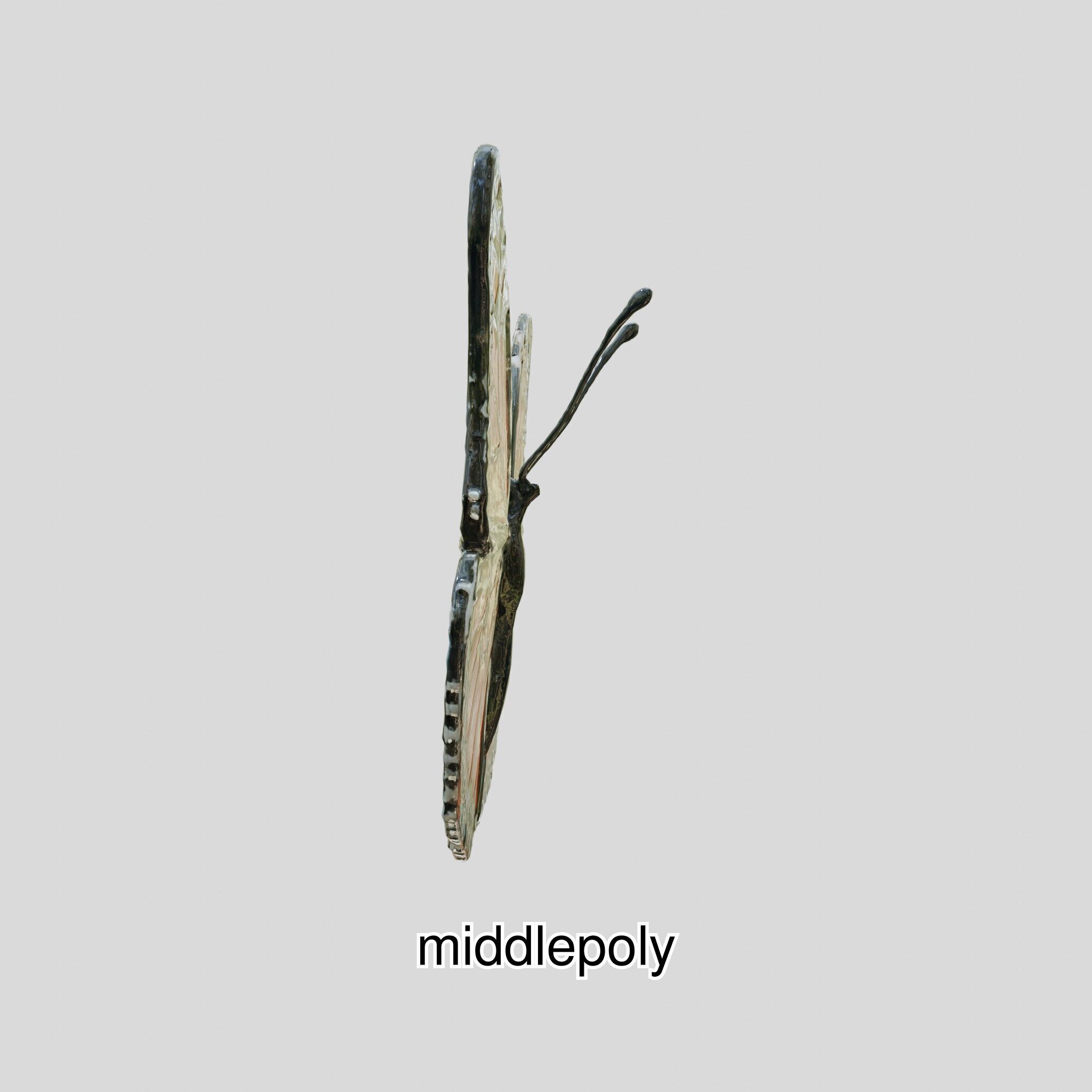 Monarch Butterfly Realistic 3D Model Low-poly 3D model_23