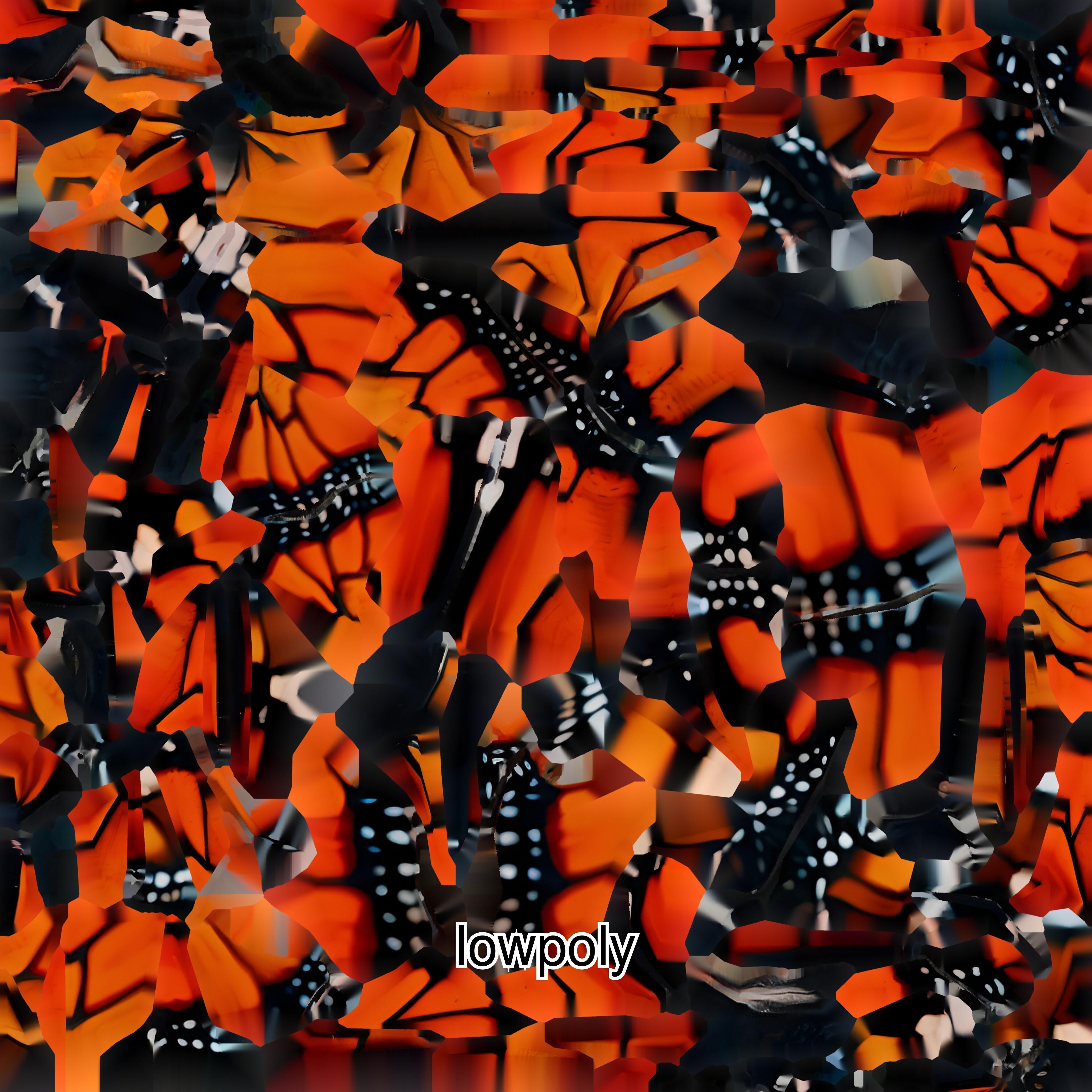 Monarch Butterfly Realistic 3D Model Low-poly 3D model_35