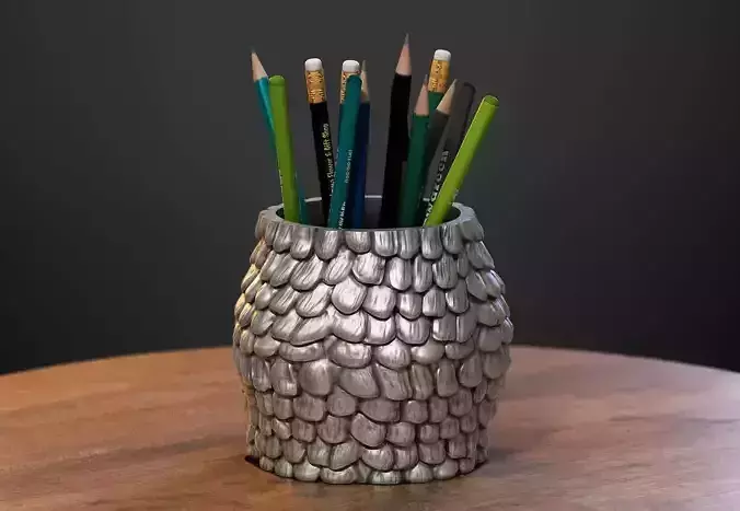 Dragon skin pen holder Dragon skin pen holder