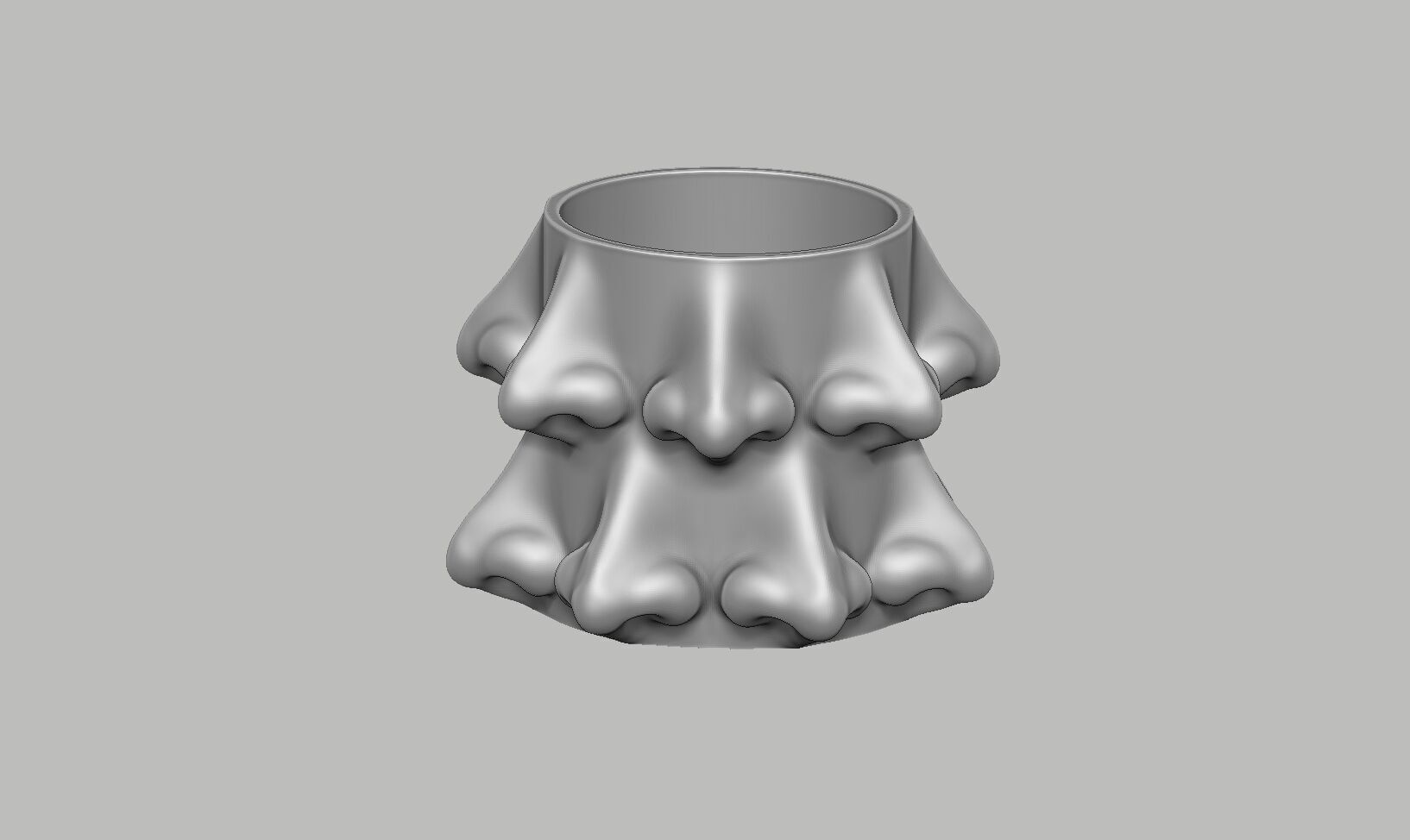 Nose pen holder Human  Nose pen holder 3D print model_5