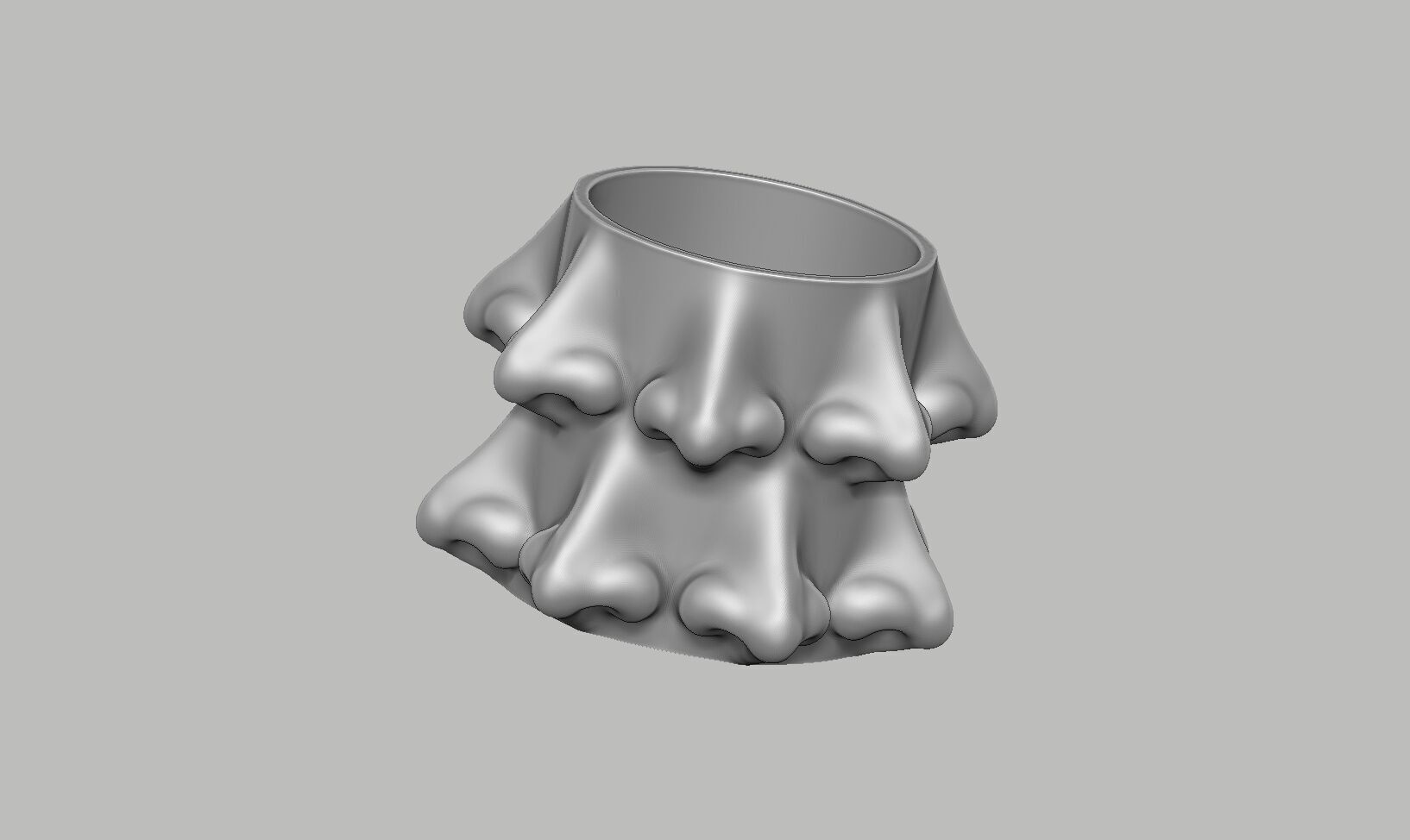 Nose pen holder Human  Nose pen holder 3D print model_8