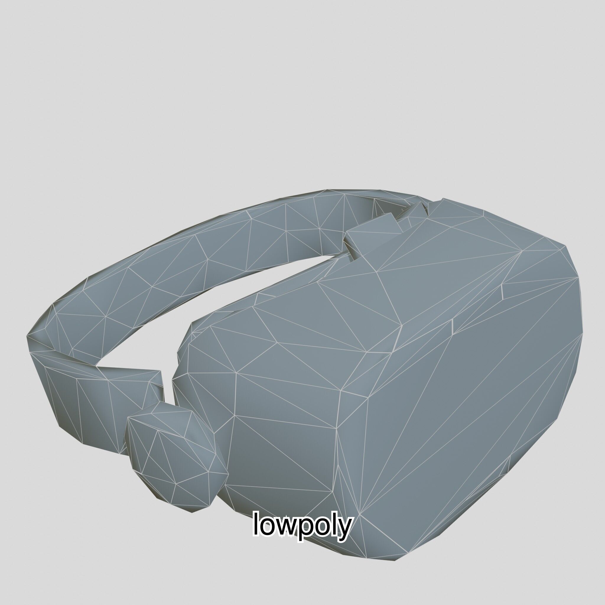 Ultra-Realistic Virtual Reality Headset Model Low-poly 3D model_45