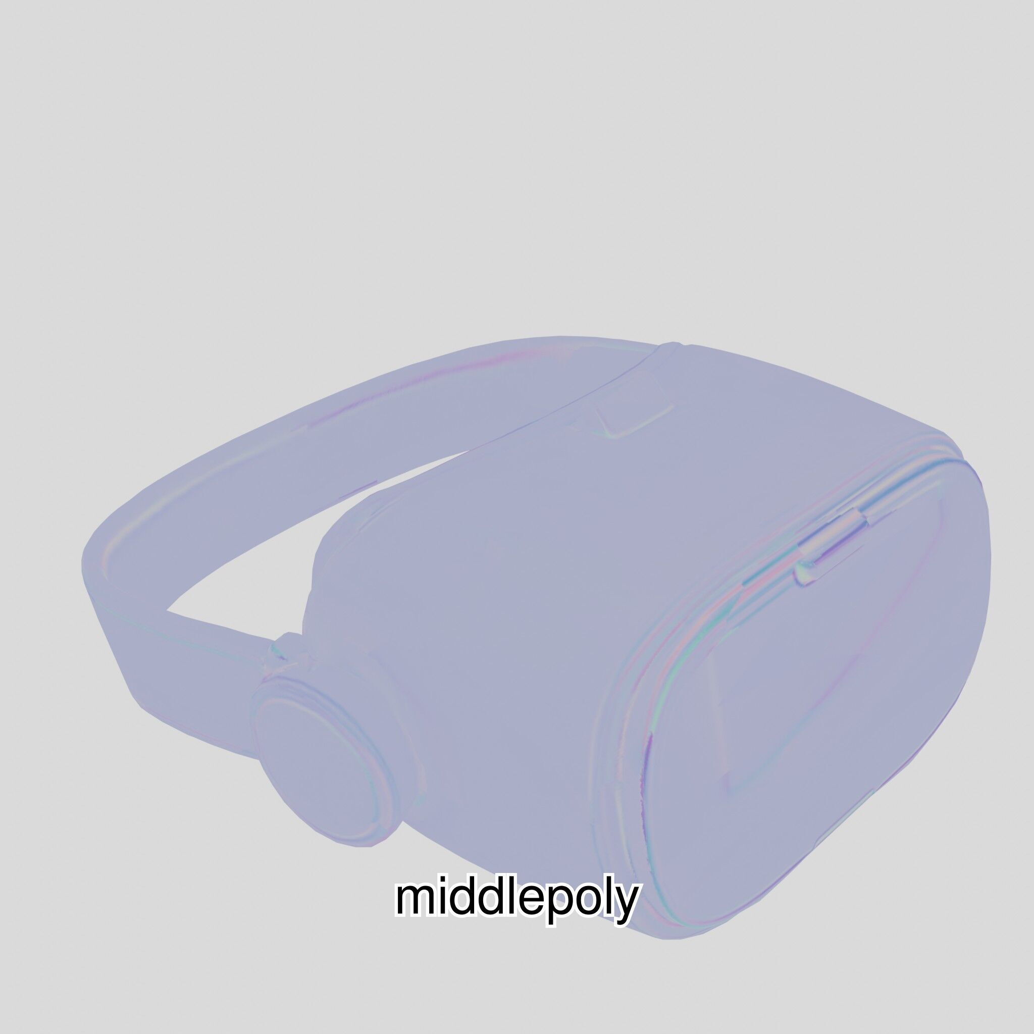 Ultra-Realistic Virtual Reality Headset Model Low-poly 3D model_31