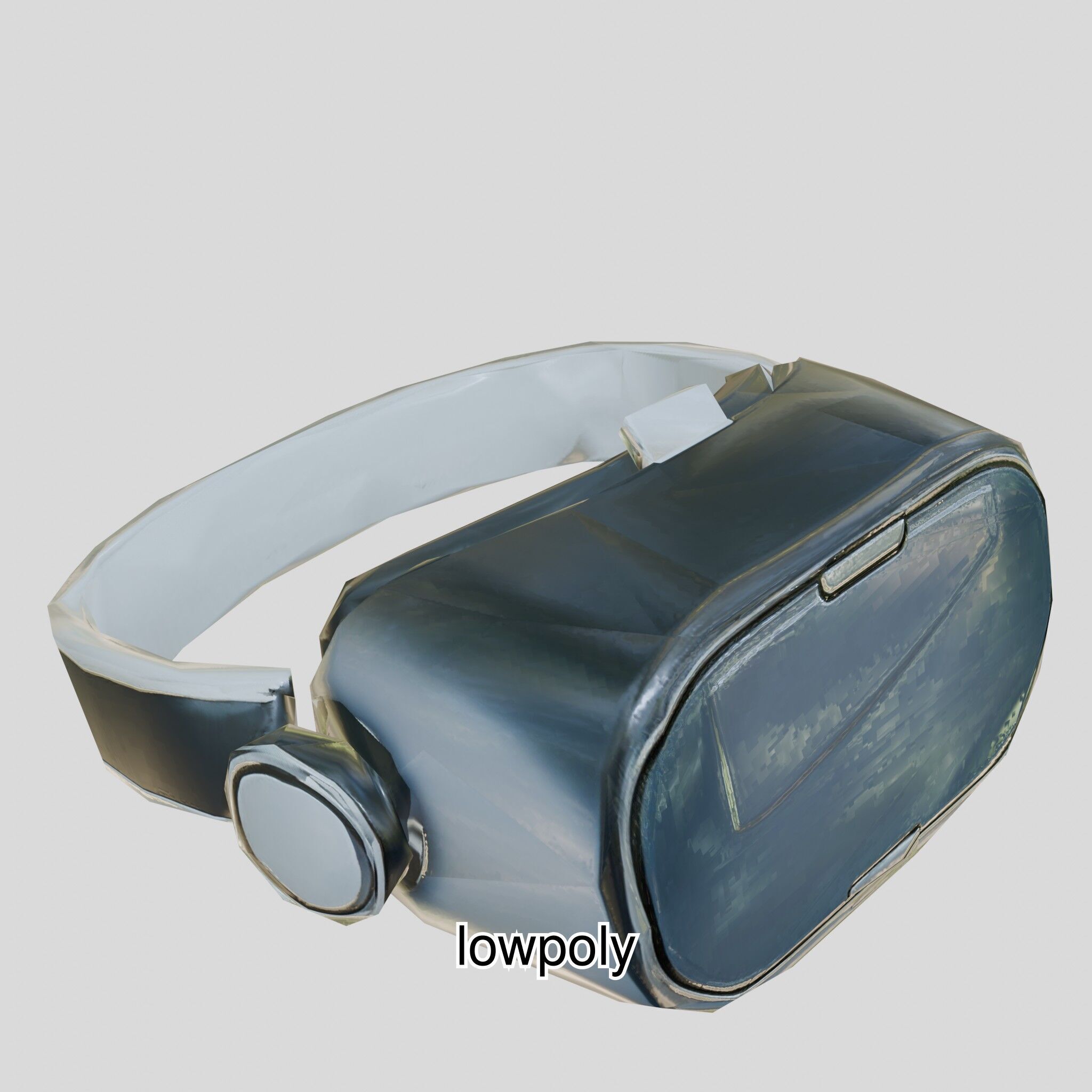 Ultra-Realistic Virtual Reality Headset Model Low-poly 3D model_44