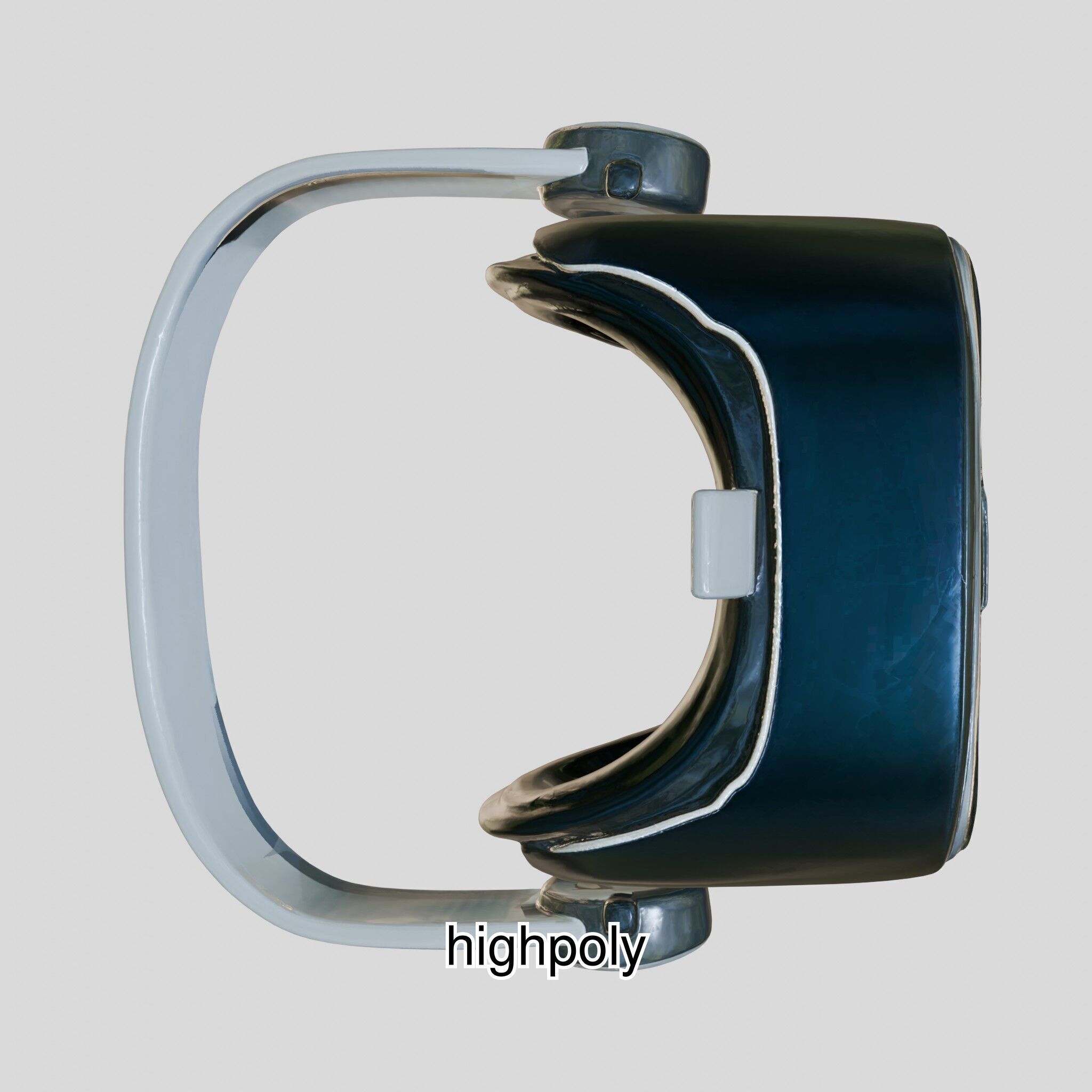 Ultra-Realistic Virtual Reality Headset Model Low-poly 3D model_8
