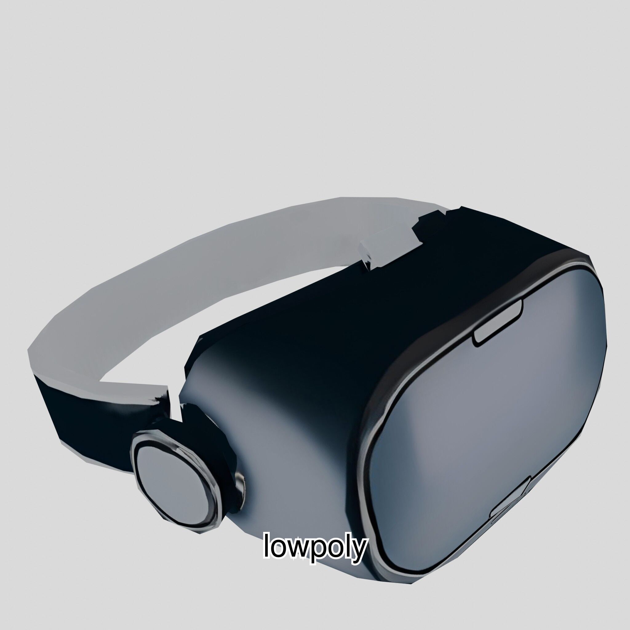 Ultra-Realistic Virtual Reality Headset Model Low-poly 3D model_47