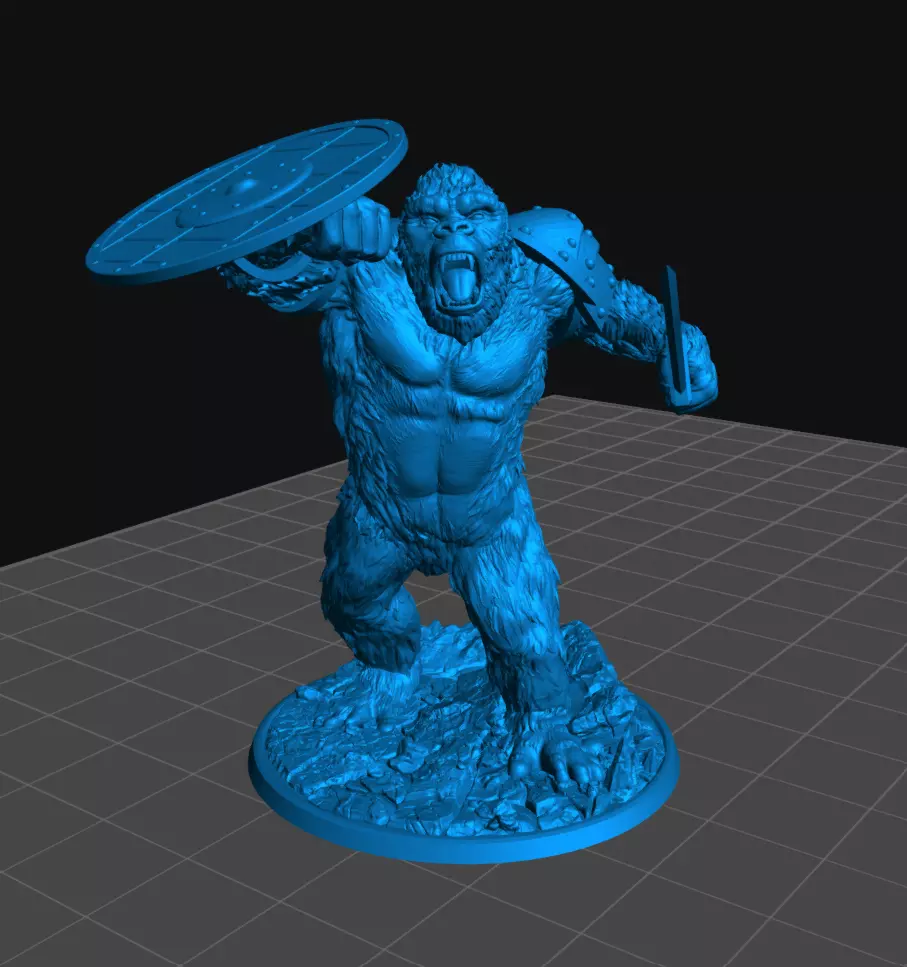 Gorilla Free 3D print model