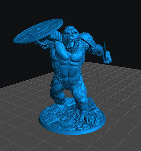 Gorilla Free 3D print model